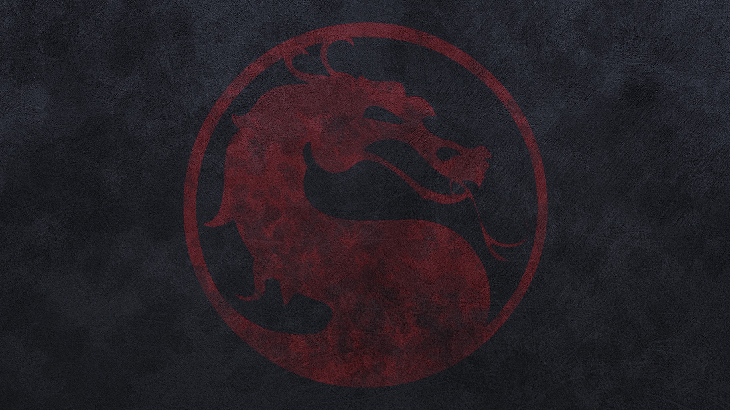 Mortal Kombat обои "Дракон на темном фоне"