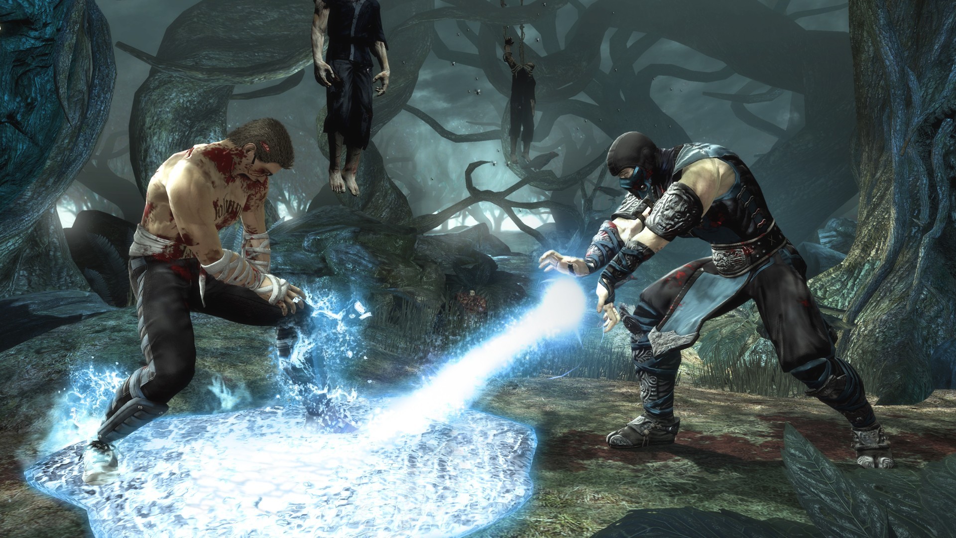 Mortal Kombat обои "Sub-Zero замораживает"