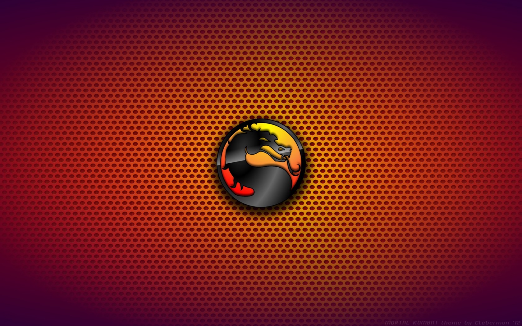 Mortal Kombat обои "Логотип 2"