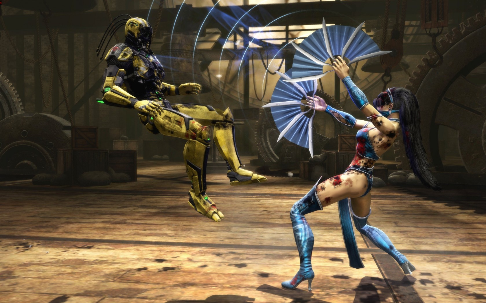 Mortal Kombat обои "Kitana и Syrax"