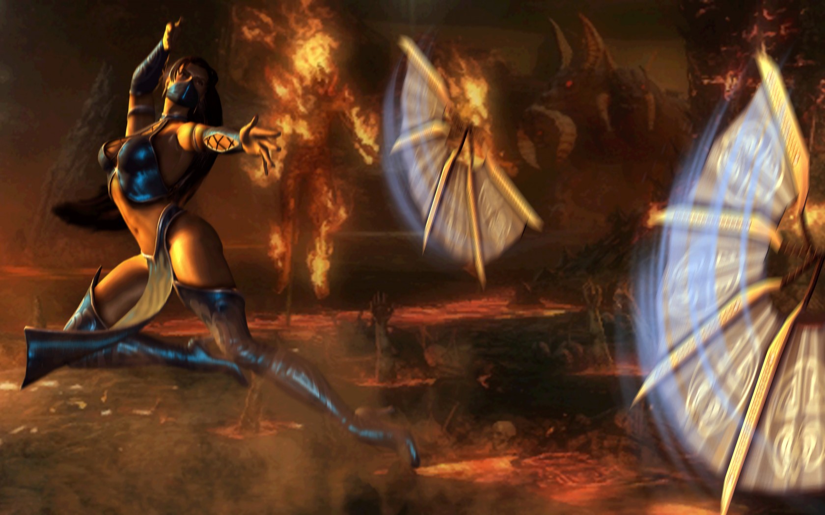 Mortal Kombat обои "Китана 4"
