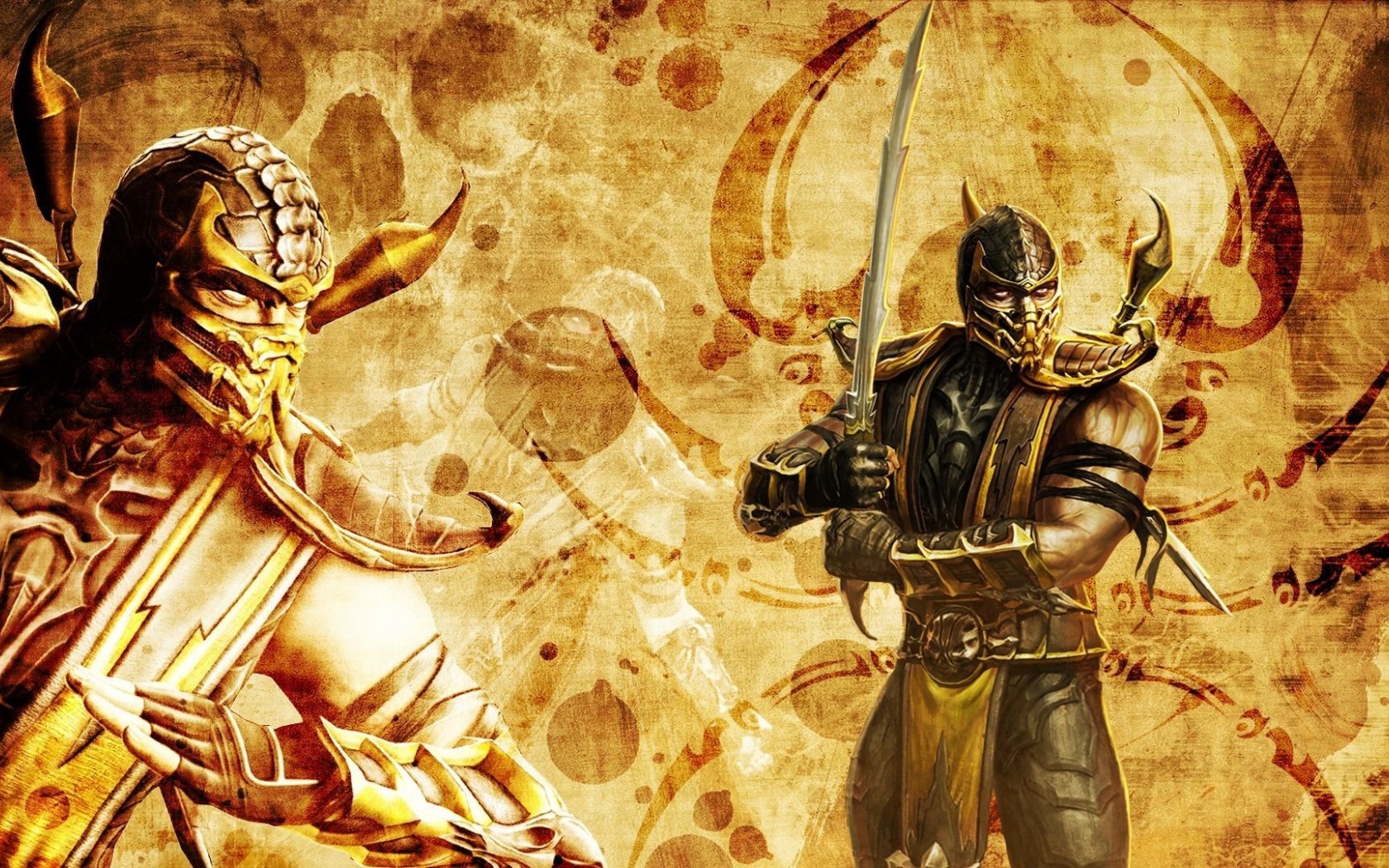 Mortal Kombat обои "Скорпион 9"