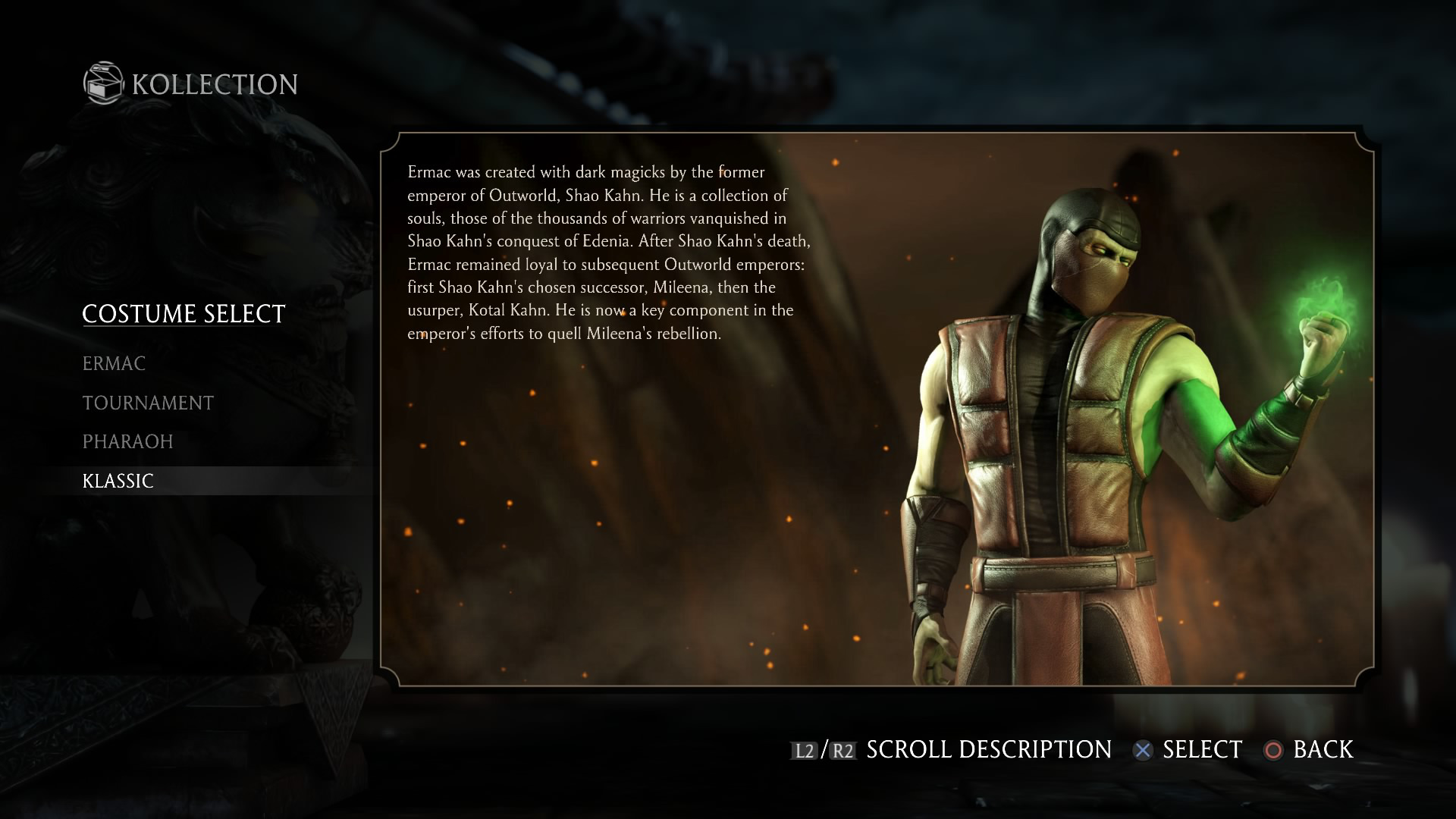 Новые классические костюмы в Mortal Kombat X