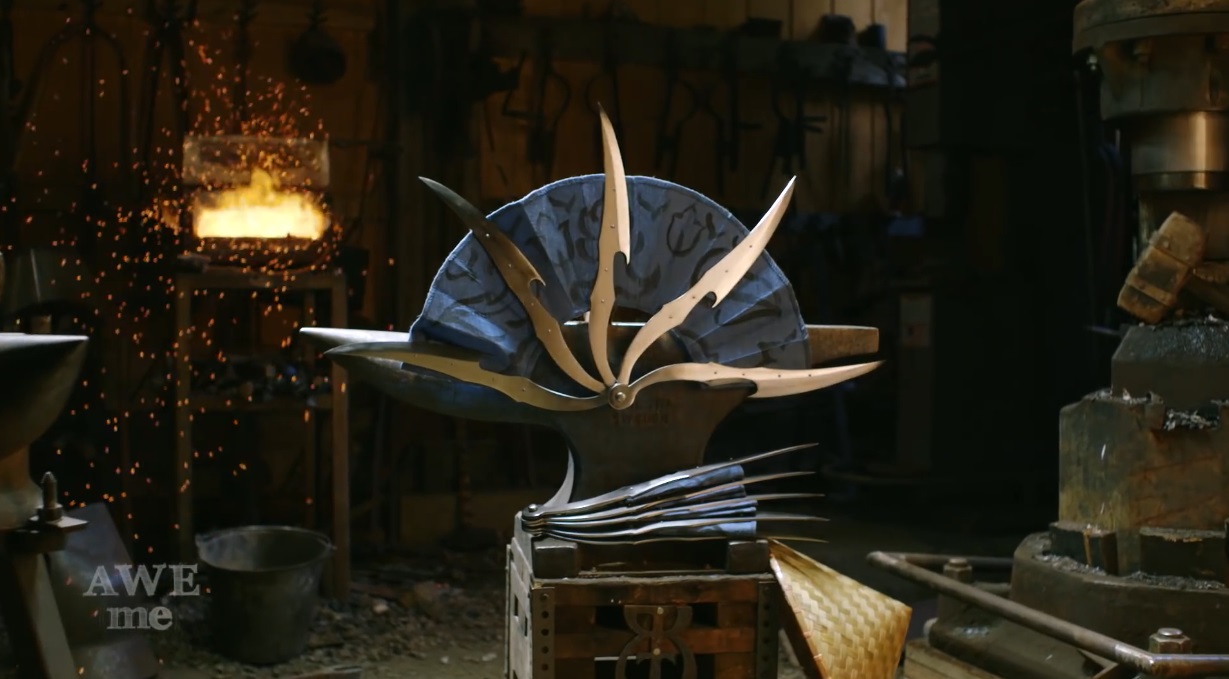 Создание боевого веера Китаны из MKX видео