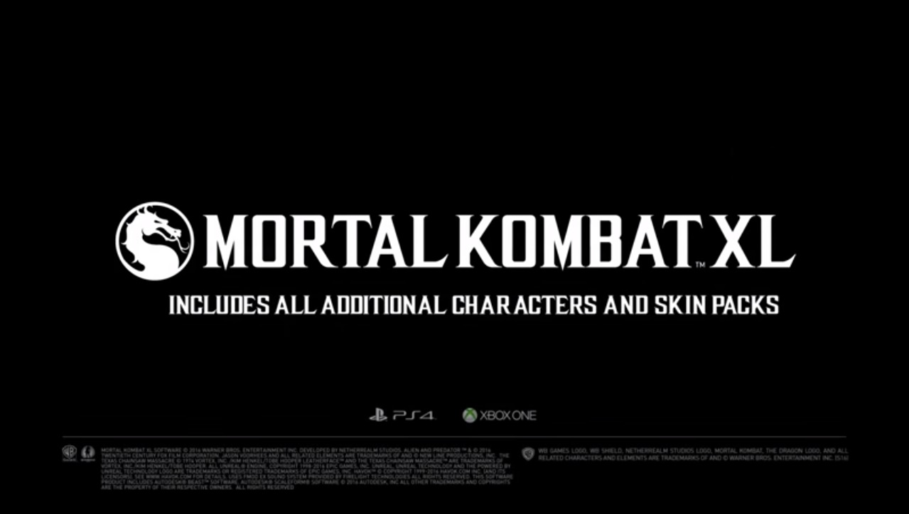 Mortal Kombat XL трейлер