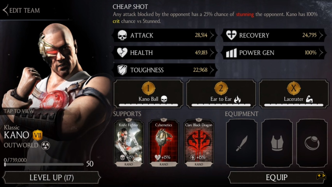 Обновление Mortal Kombat X Mobile 1.8 - 7 новых персонажей