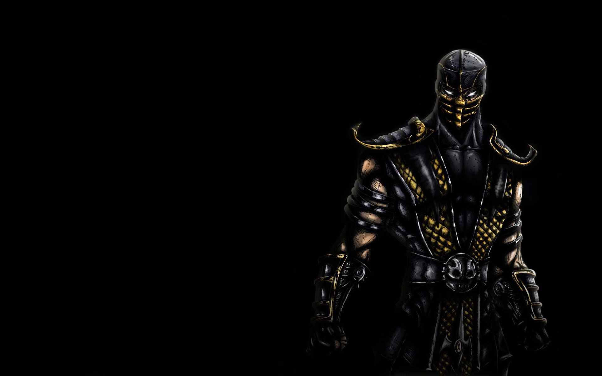 Mortal Kombat обои "Скорпион 3"