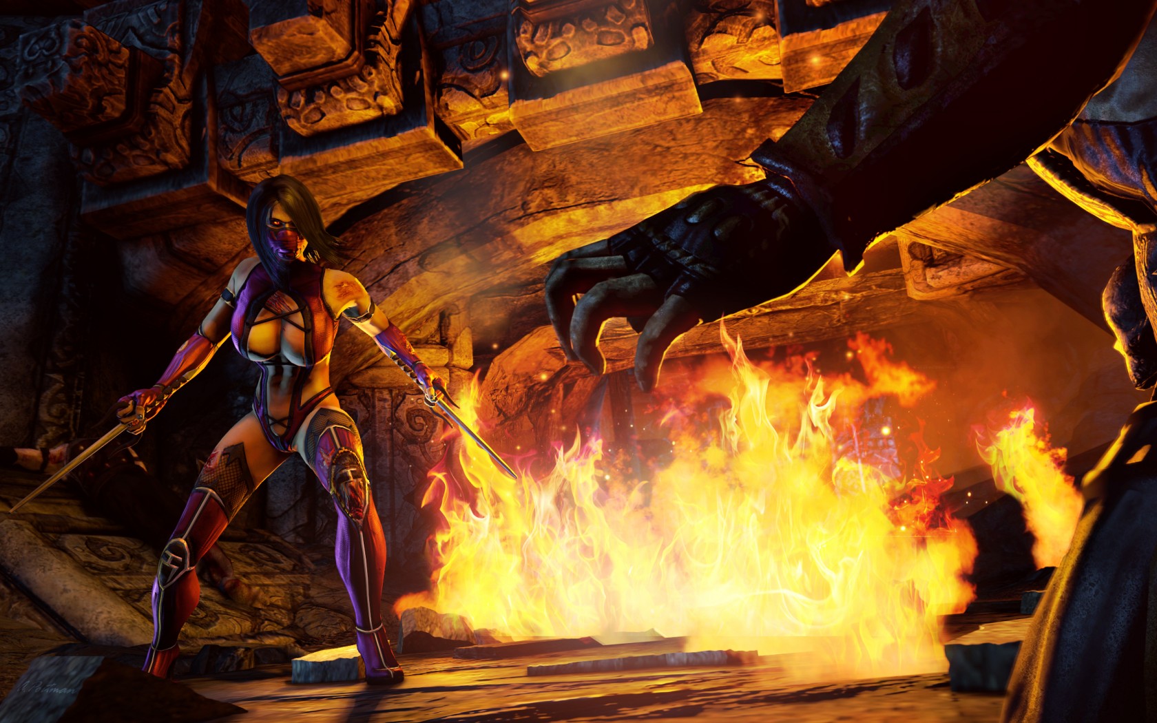 Mortal Kombat обои "Mileena 4"