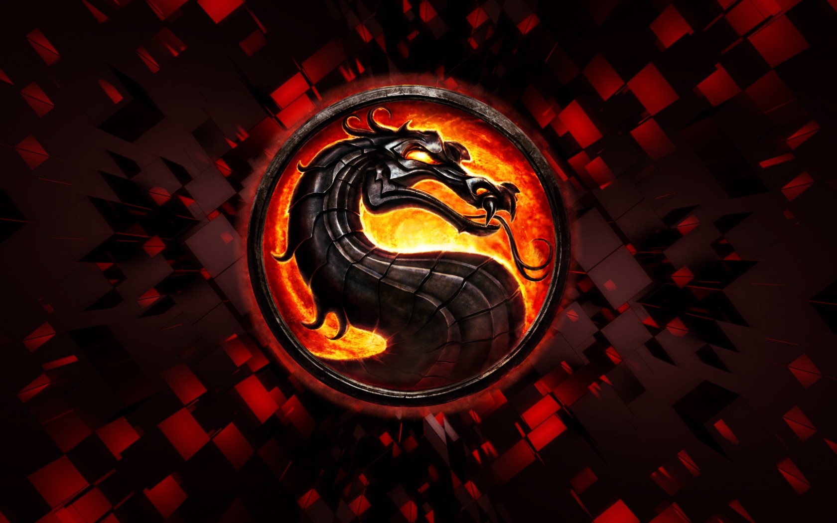 Mortal Kombat обои "Логотип 4"