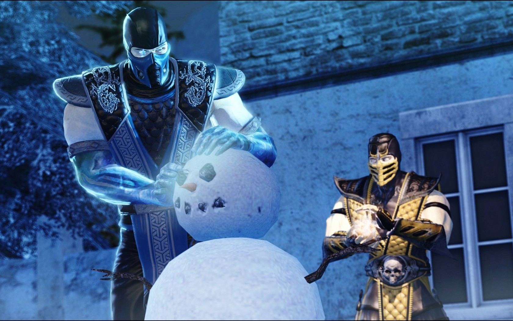 Mortal Kombat обои "Снеговик"