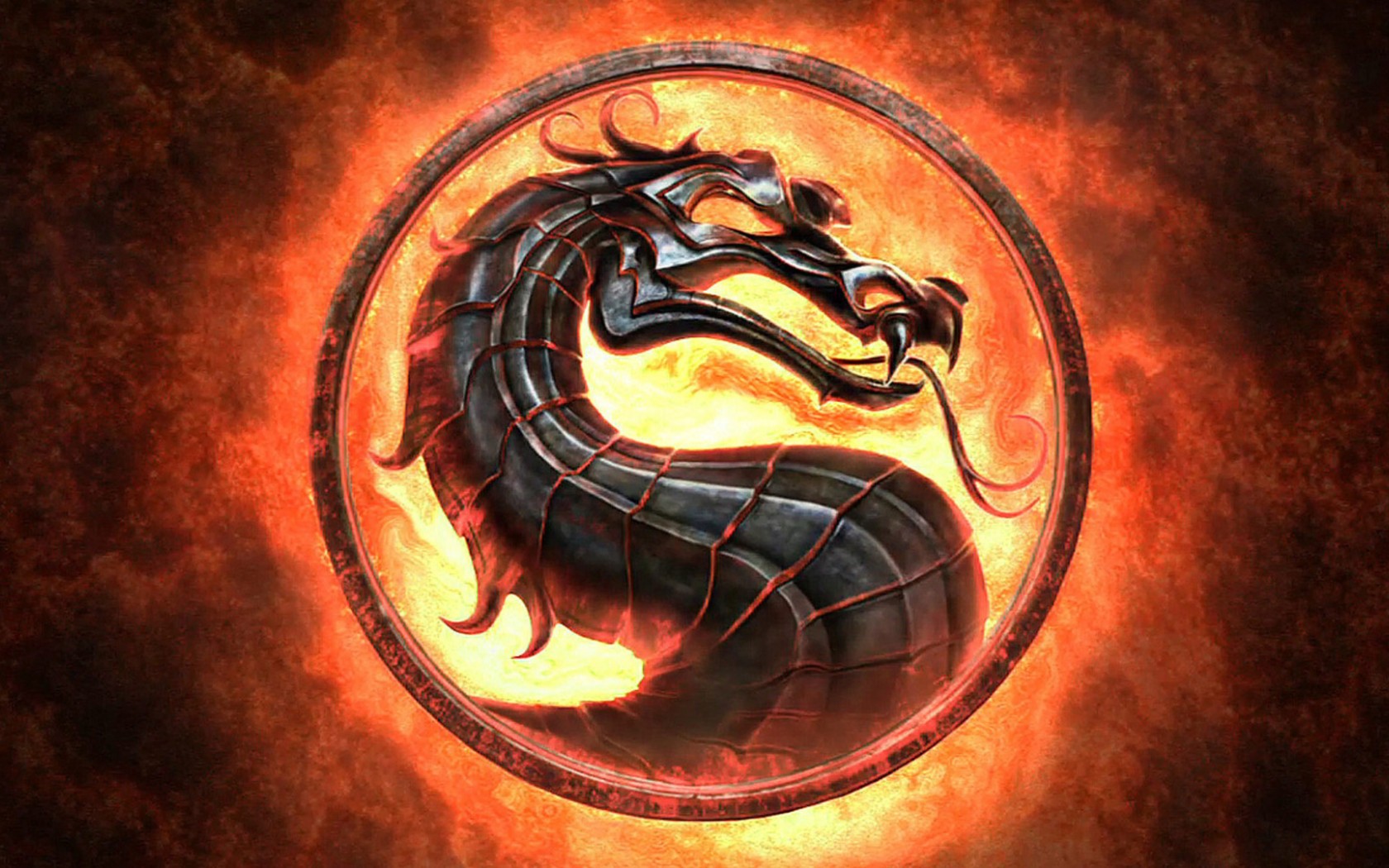 Mortal Kombat обои "Логотип 6"