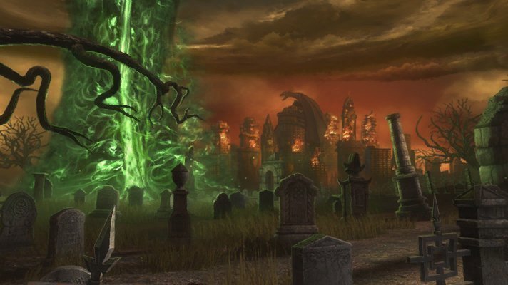 Mortal Kombat 9 арена - The Graveyard