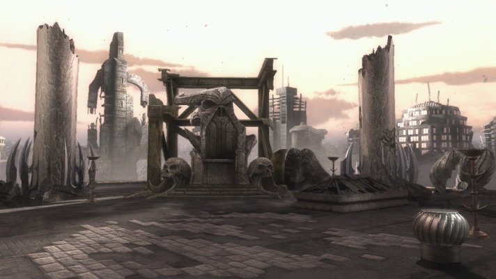 Mortal Kombat 9 арена - The Rooftop Dawn
