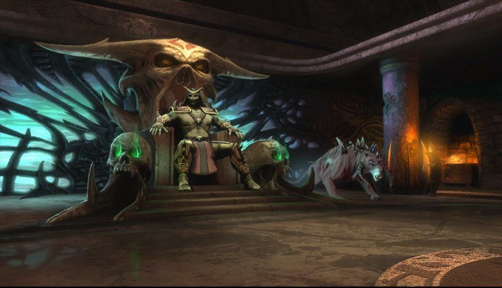 Mortal Kombat 9 арена - Shao Kahn's Throne Room