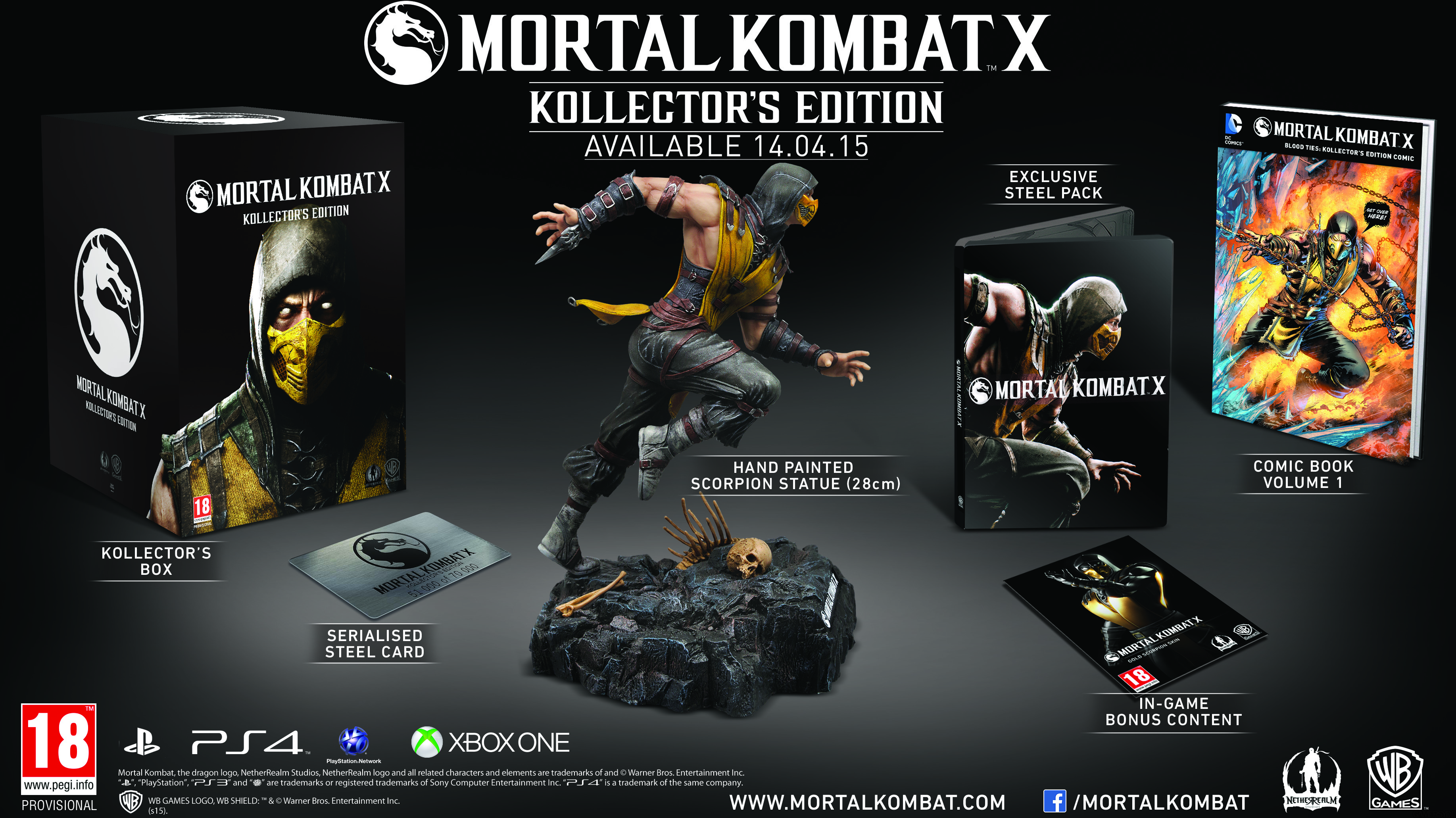 Коллекционные версии Mortal Kombat X