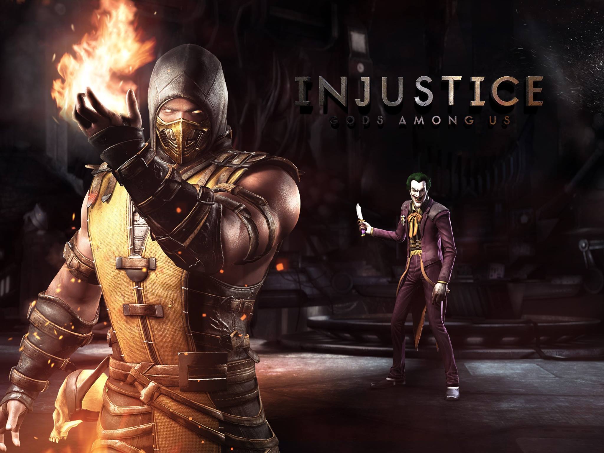 Скорпион из Mortal Kombat X в Injustice