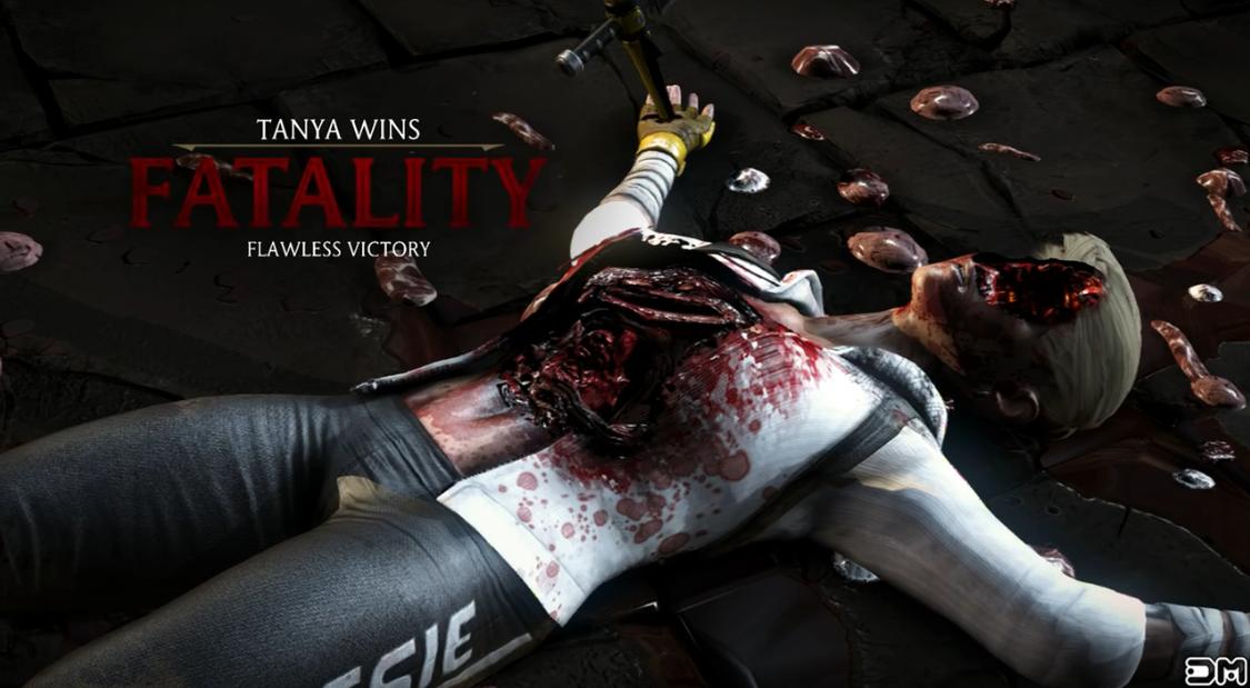 Mortal Kombat X Таня "Bloody Boots" фаталити