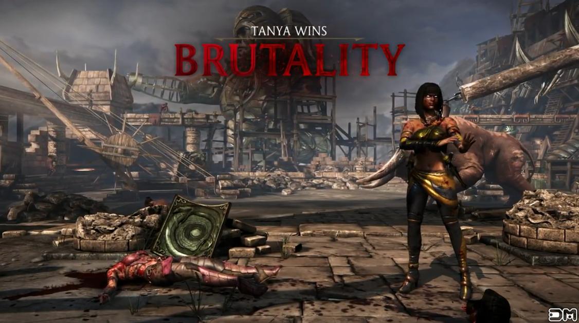 Mortal Kombat X Таня 'Top Off' бруталити