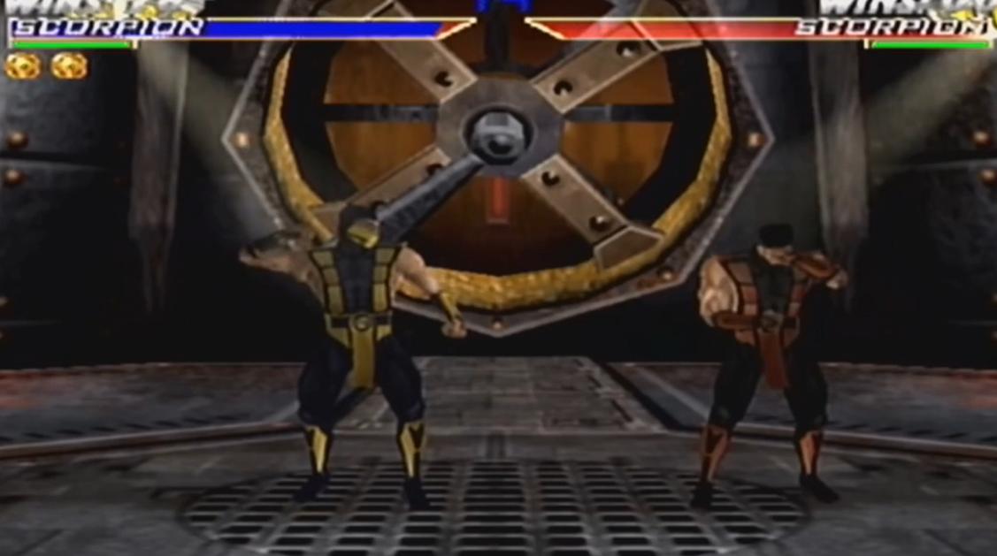 Mortal Kombat 4 Gold Скорпион фаталити видео