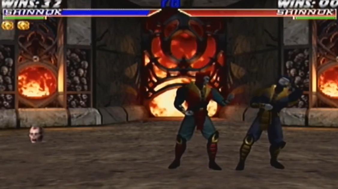 Mortal Kombat 4 Gold Шиннок фаталити видео