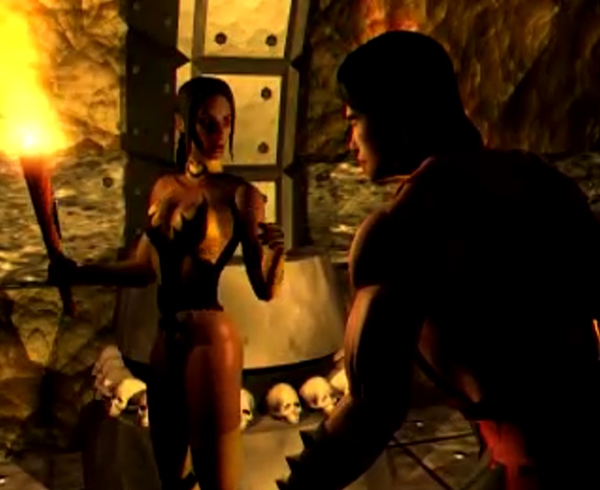 Mortal Kombat 4 Gold Таня концовка видео